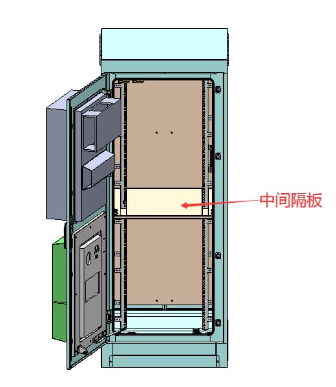Middle partition