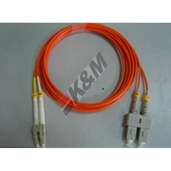 SCUPC-LCUPC OM1 62.5 125mm DX 3.0mm, Orange color, LSZH Jacket