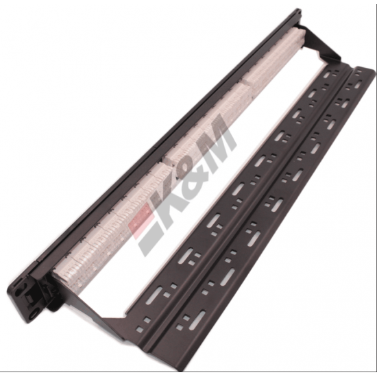 1U 24 ports UTP CAT5E Patch Panel