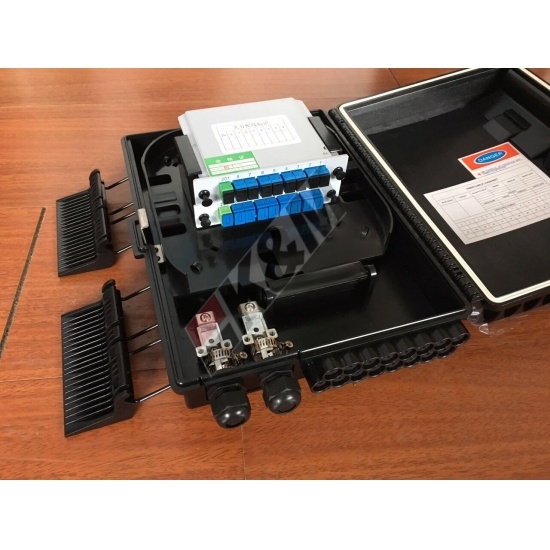 SC Simplex Fiber optic termination box 16 Cores