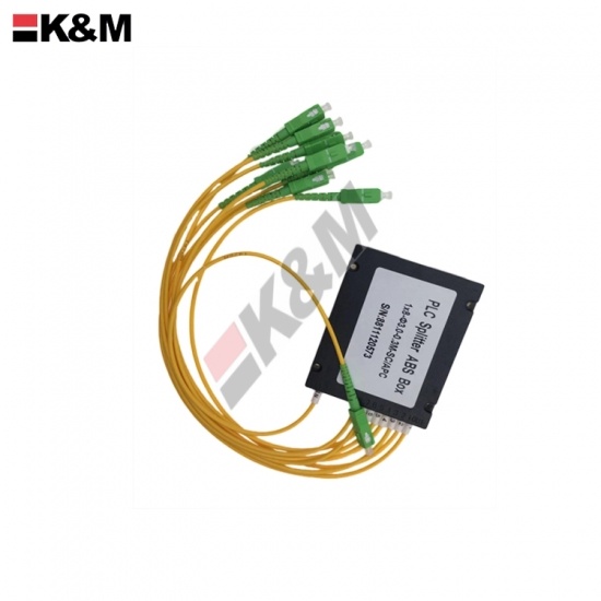 1x8 ABS SCPC Mini Type PLC  Fiber Optic Splitter