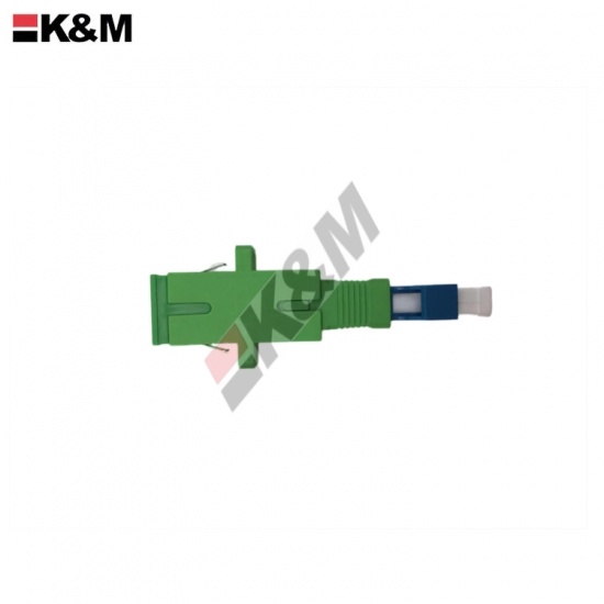 SC/APC feale to LC/PC Female Simplex SM Fiber Optic hybird Adapter