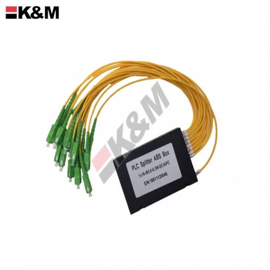 1x16 ABS SCPC Mini Type PLC  Fiber Optic Splitter