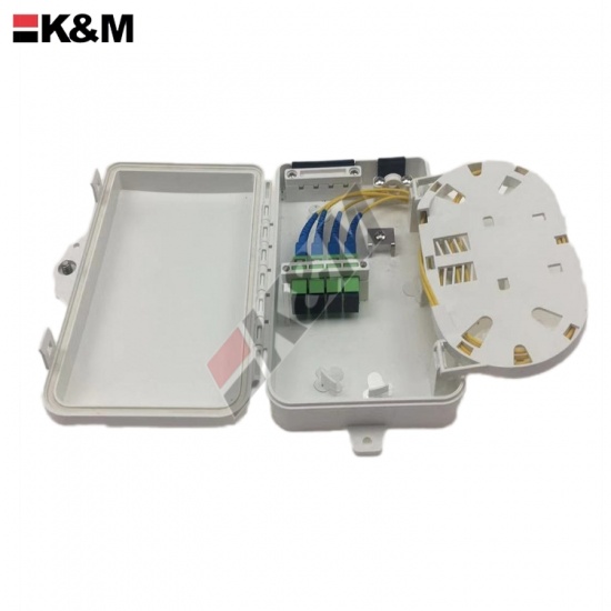 SC Simplex Fiber optic termination box 4 Cores