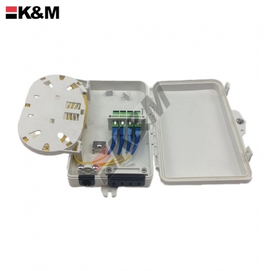 SC Simplex Fiber optic termination box 4 Cores