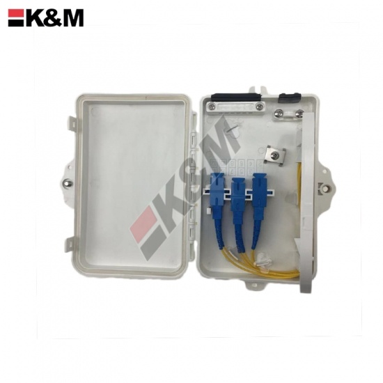 FTTH SC Simplex Fiber optic termination box 6Cores