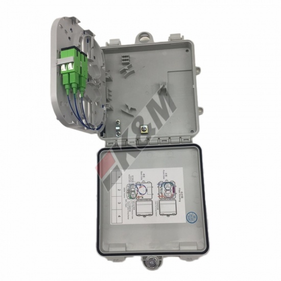 Fiber optic termination box  SCAPC 4 Cores